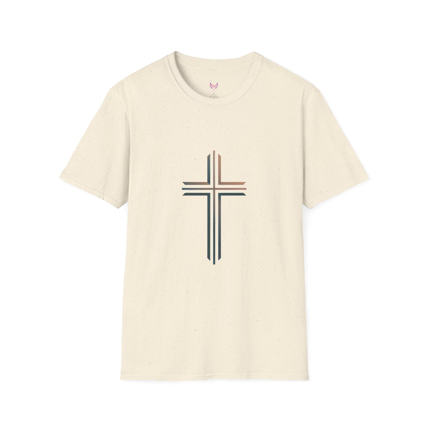 Inspirational Faith Graphic Unisex Softstyle T-Shirt - Walk by Faith Not by Sight
