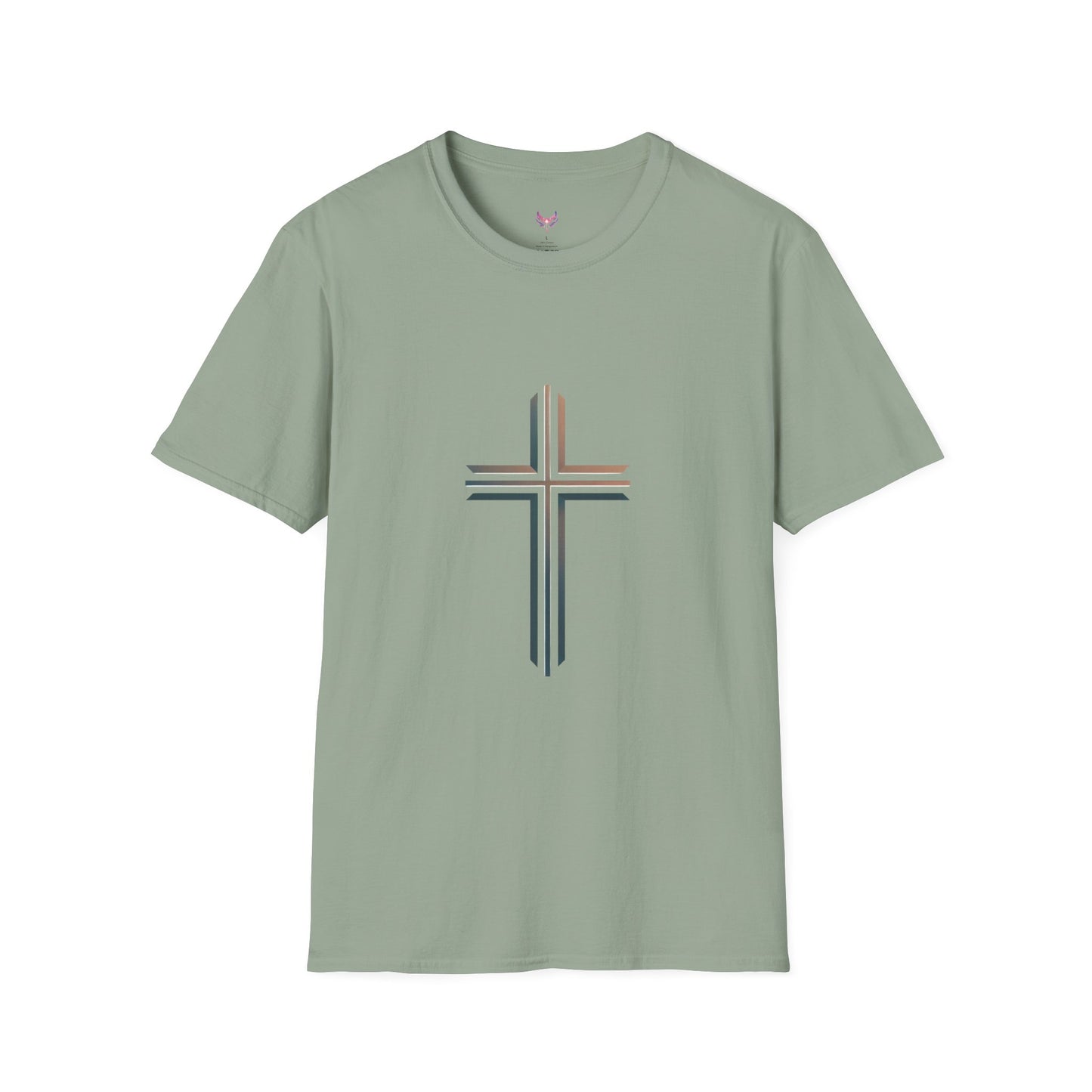 Inspirational Faith Graphic Unisex Softstyle T-Shirt - Walk by Faith Not by Sight