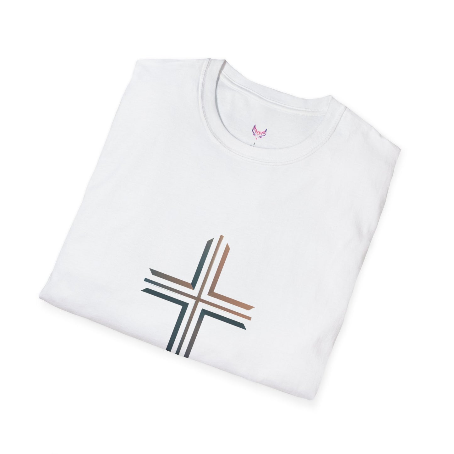 Inspirational Faith Graphic Unisex Softstyle T-Shirt - Walk by Faith Not by Sight