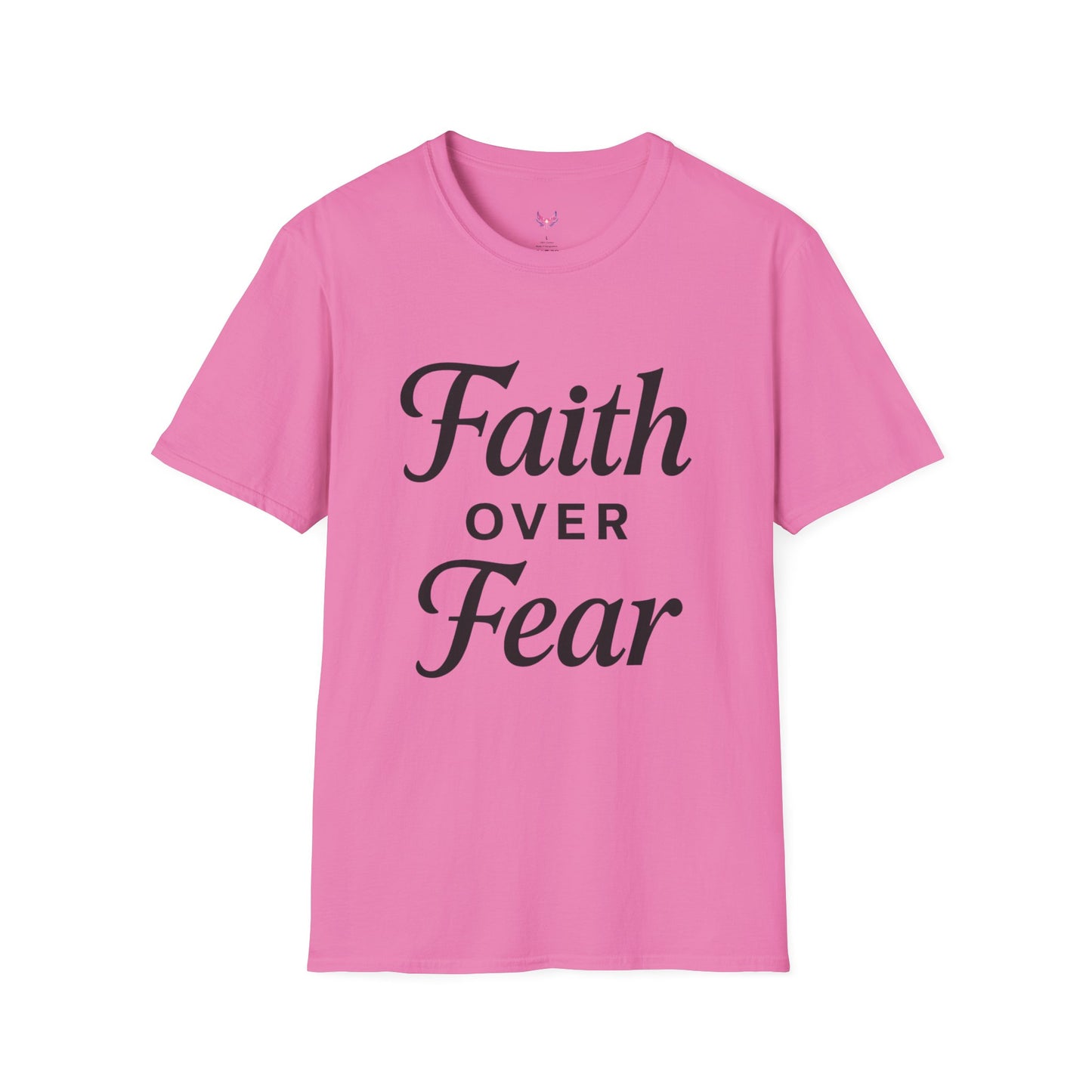 Inspirational Faith Over Fear Unisex Softstyle T-Shirt