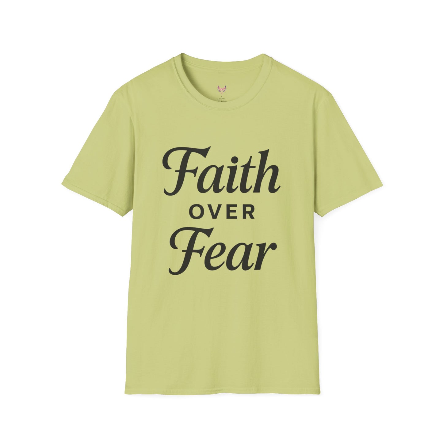 Inspirational Faith Over Fear Unisex Softstyle T-Shirt