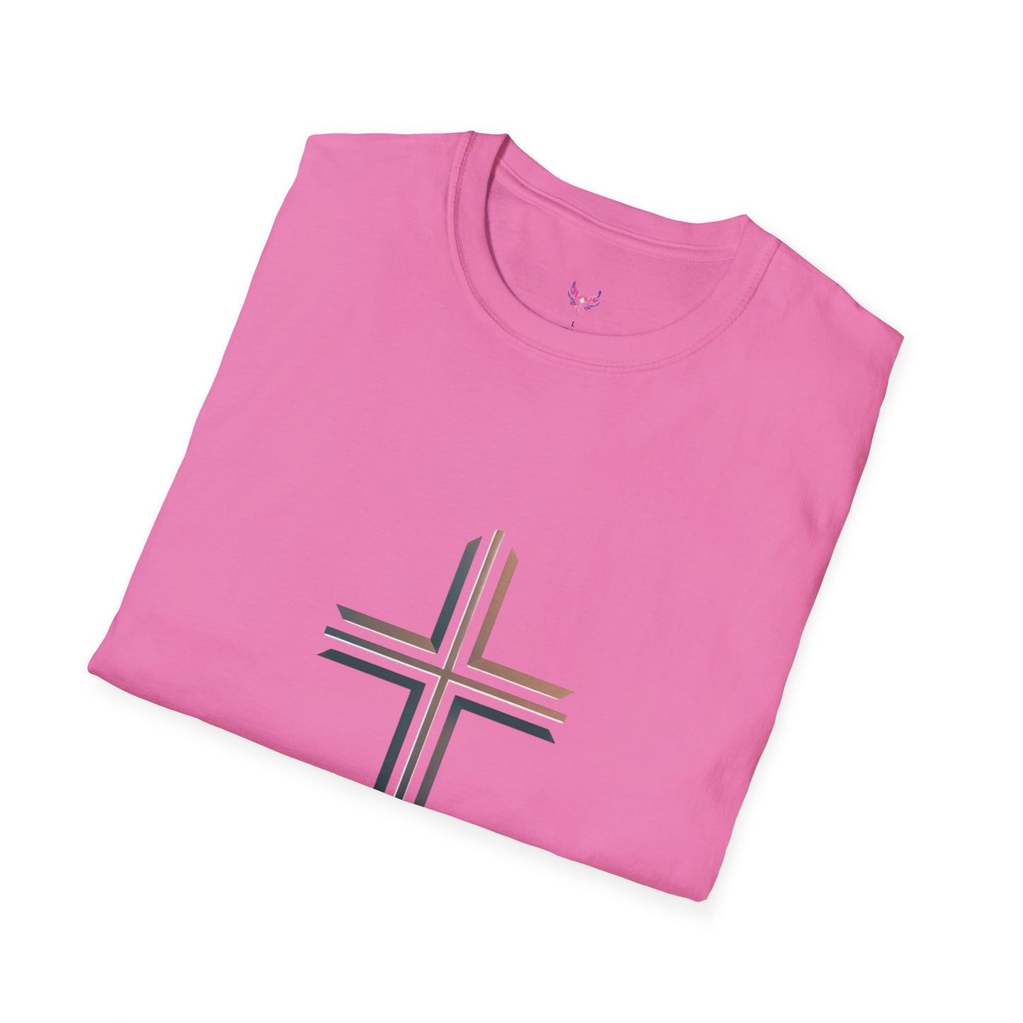 Inspirational Faith Graphic Unisex Softstyle T-Shirt - Walk by Faith Not by Sight