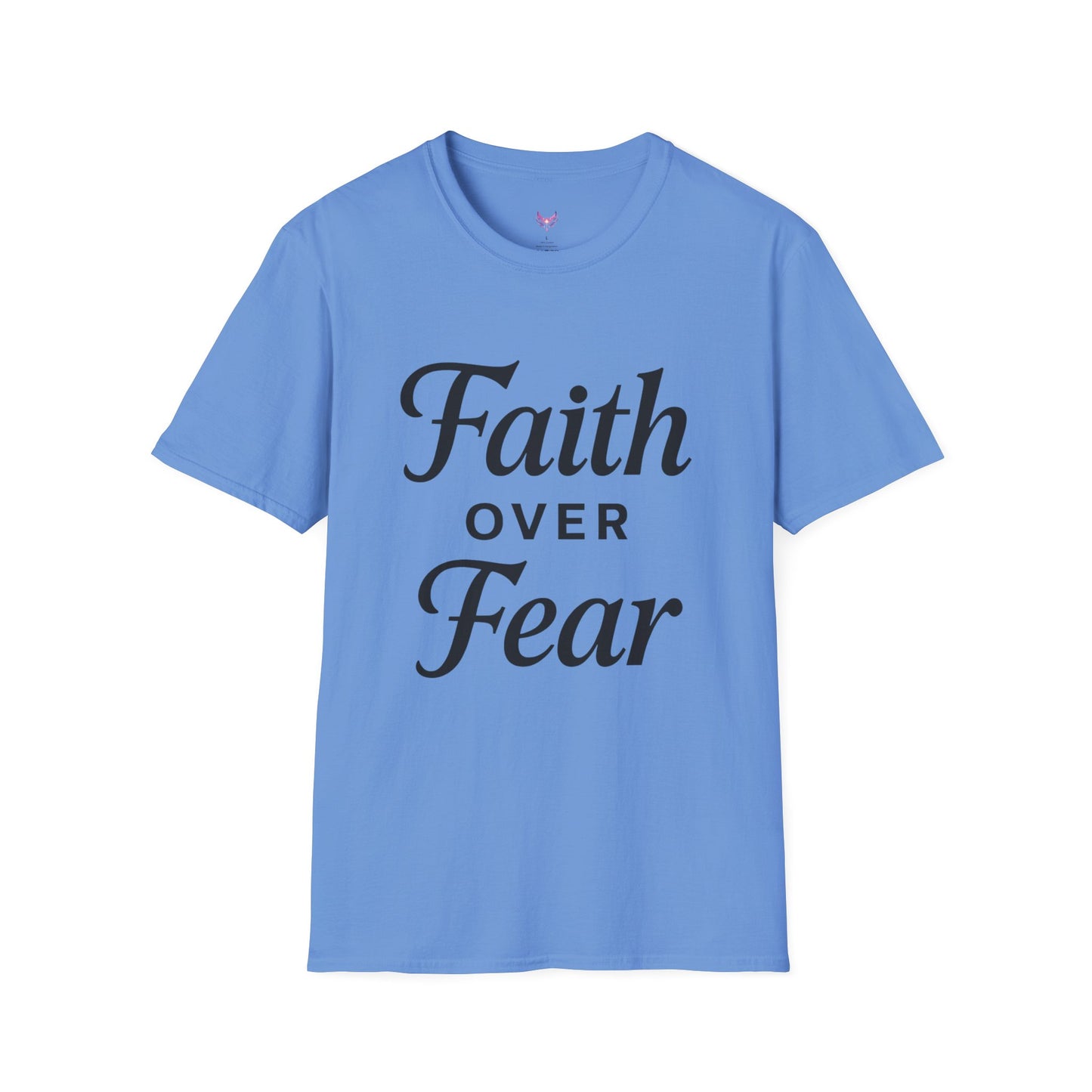 Inspirational Faith Over Fear Unisex Softstyle T-Shirt
