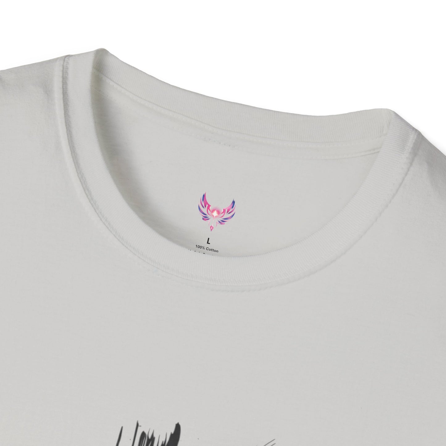 Faith-Inspired Unisex Softstyle T-Shirt with Cross Design