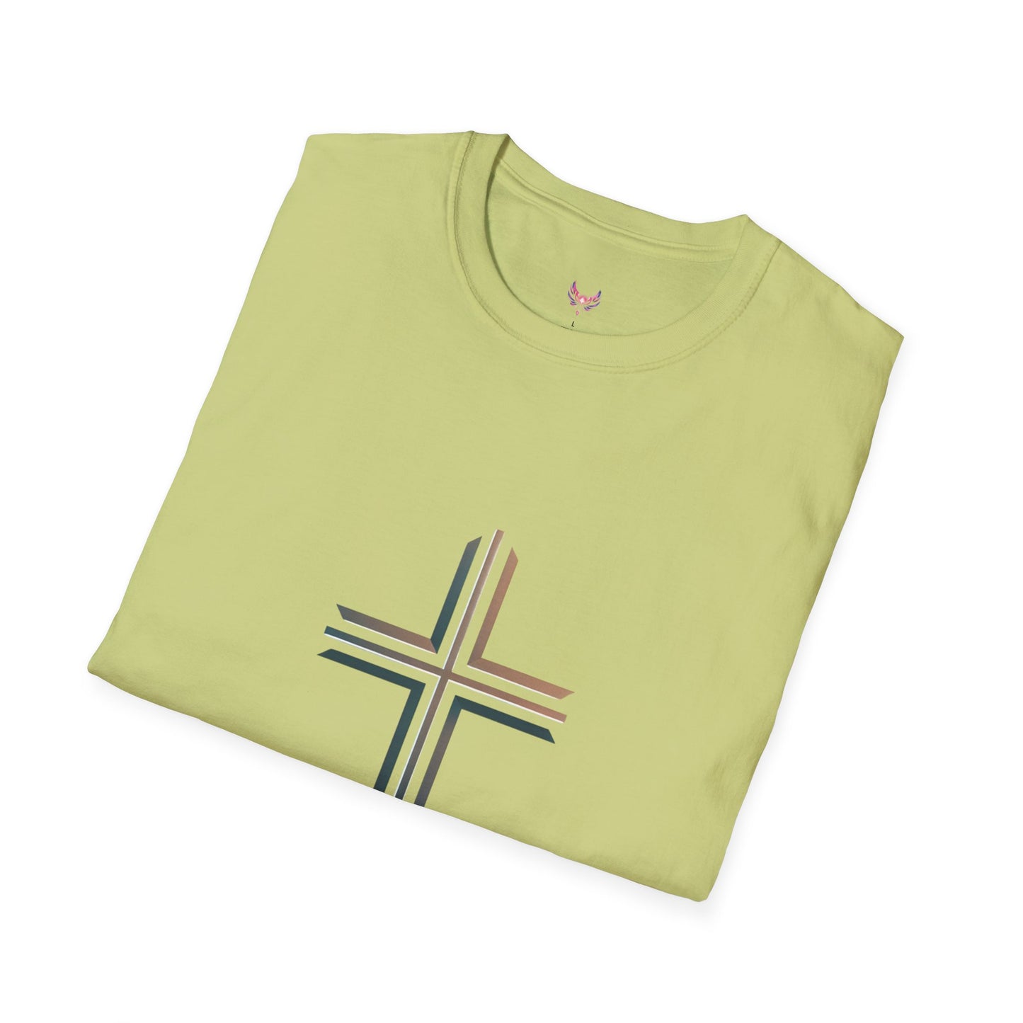 Inspirational Faith Graphic Unisex Softstyle T-Shirt - Walk by Faith Not by Sight