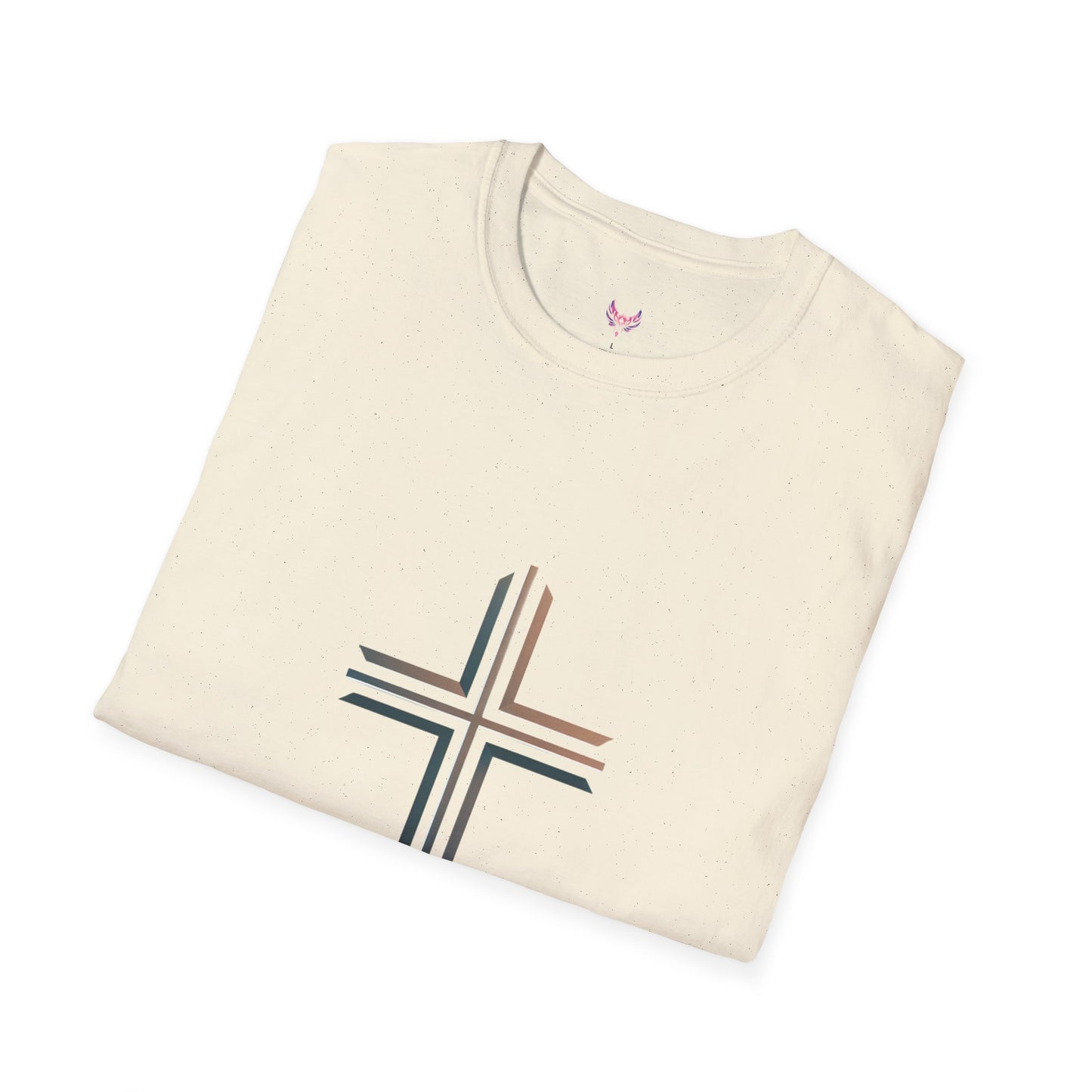 Inspirational Faith Graphic Unisex Softstyle T-Shirt - Walk by Faith Not by Sight