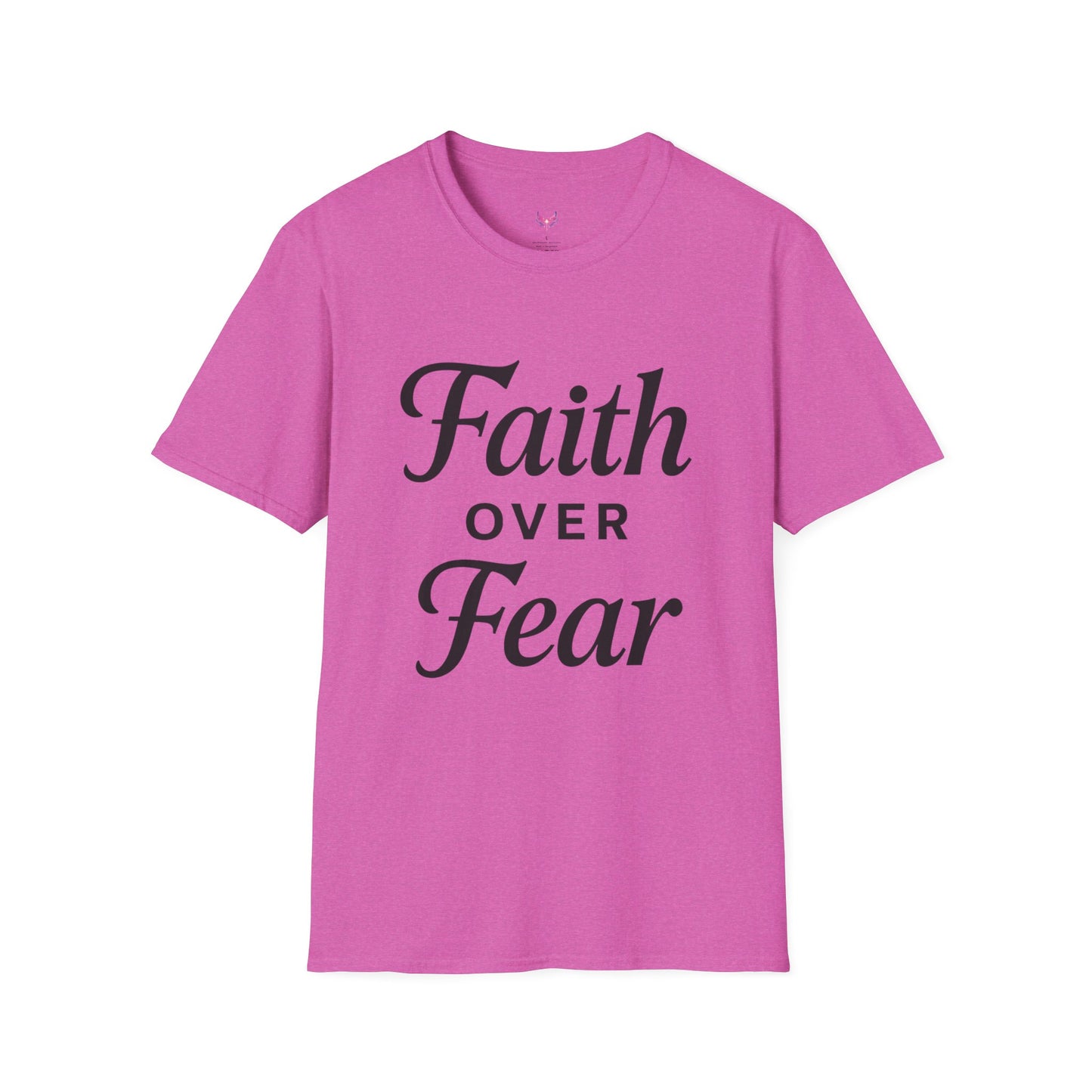 Inspirational Faith Over Fear Unisex Softstyle T-Shirt