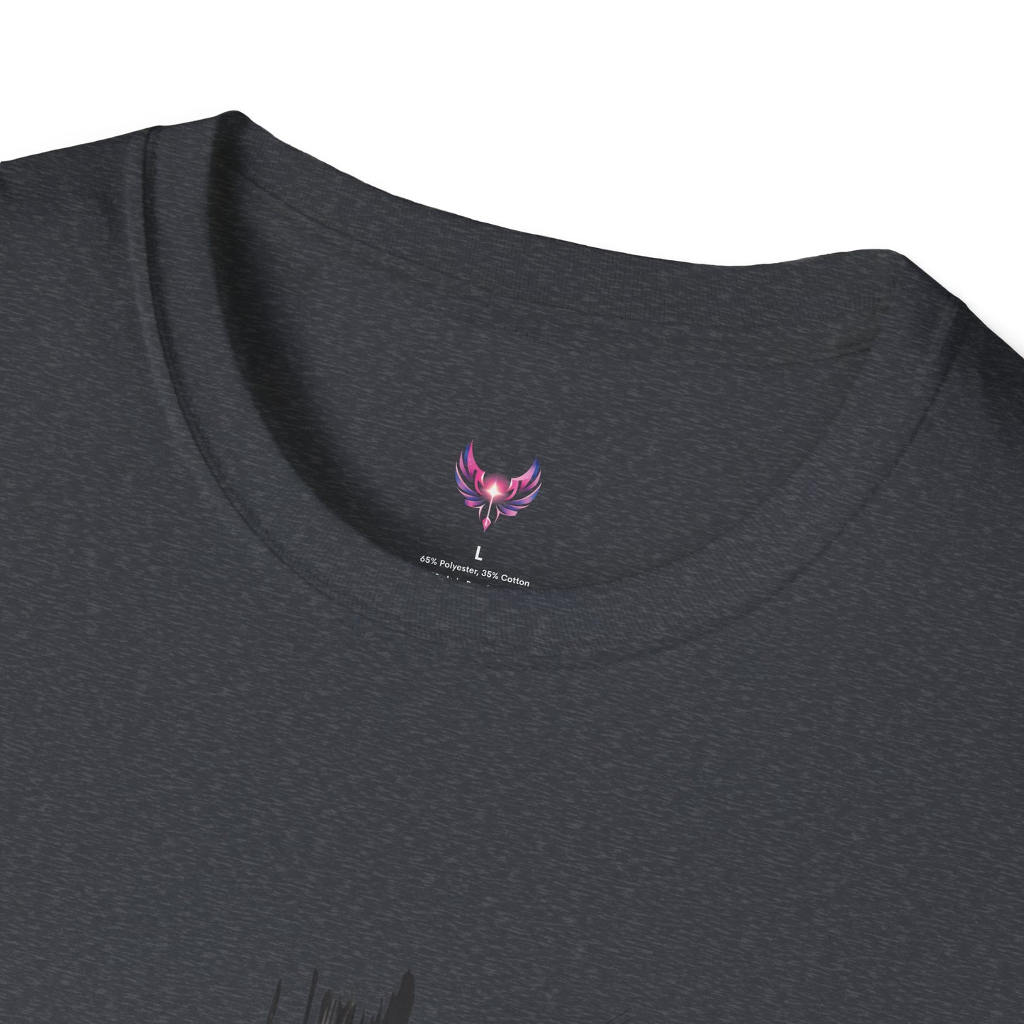 Faith-Inspired Unisex Softstyle T-Shirt with Cross Design