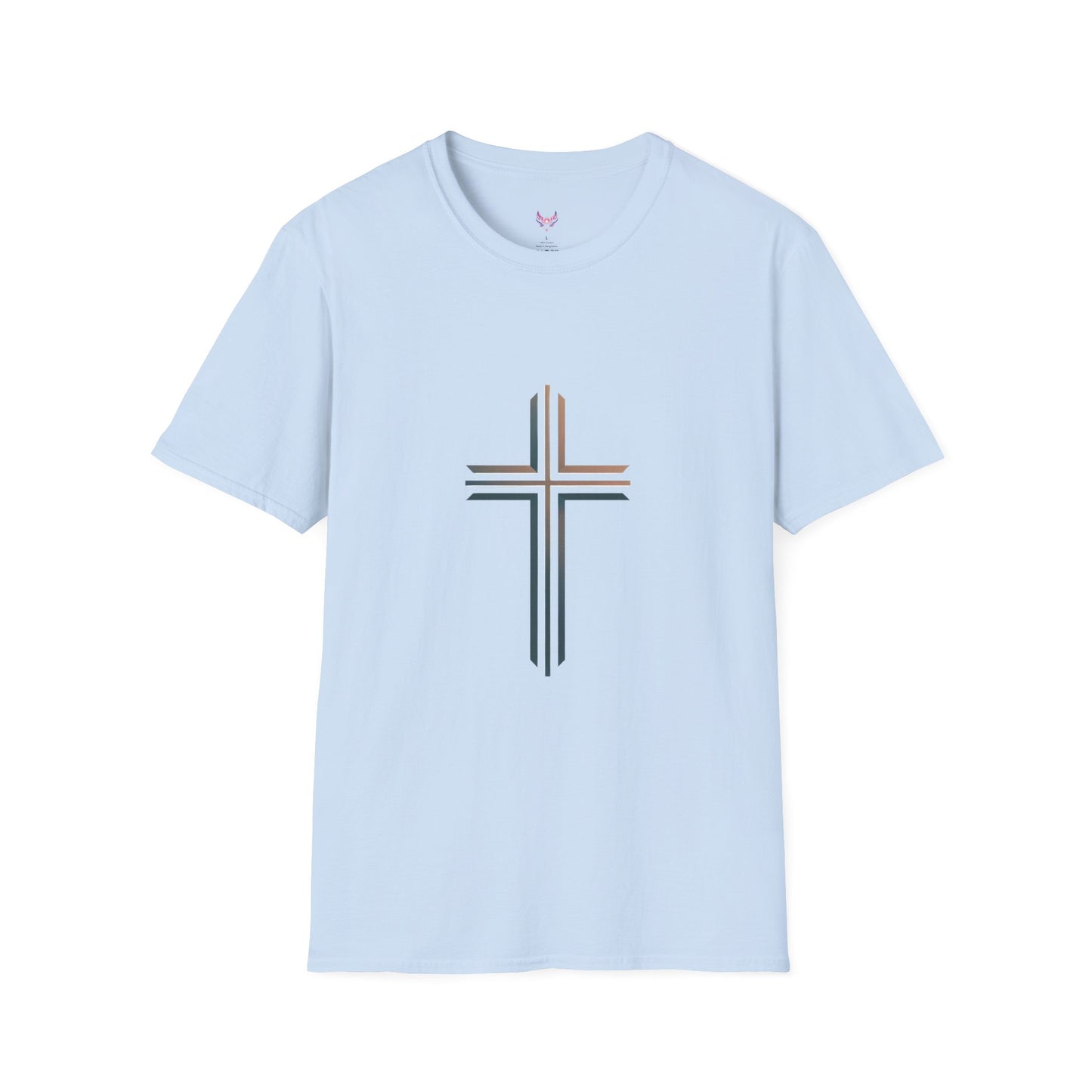 Inspirational Faith Graphic Unisex Softstyle T-Shirt - Walk by Faith Not by Sight