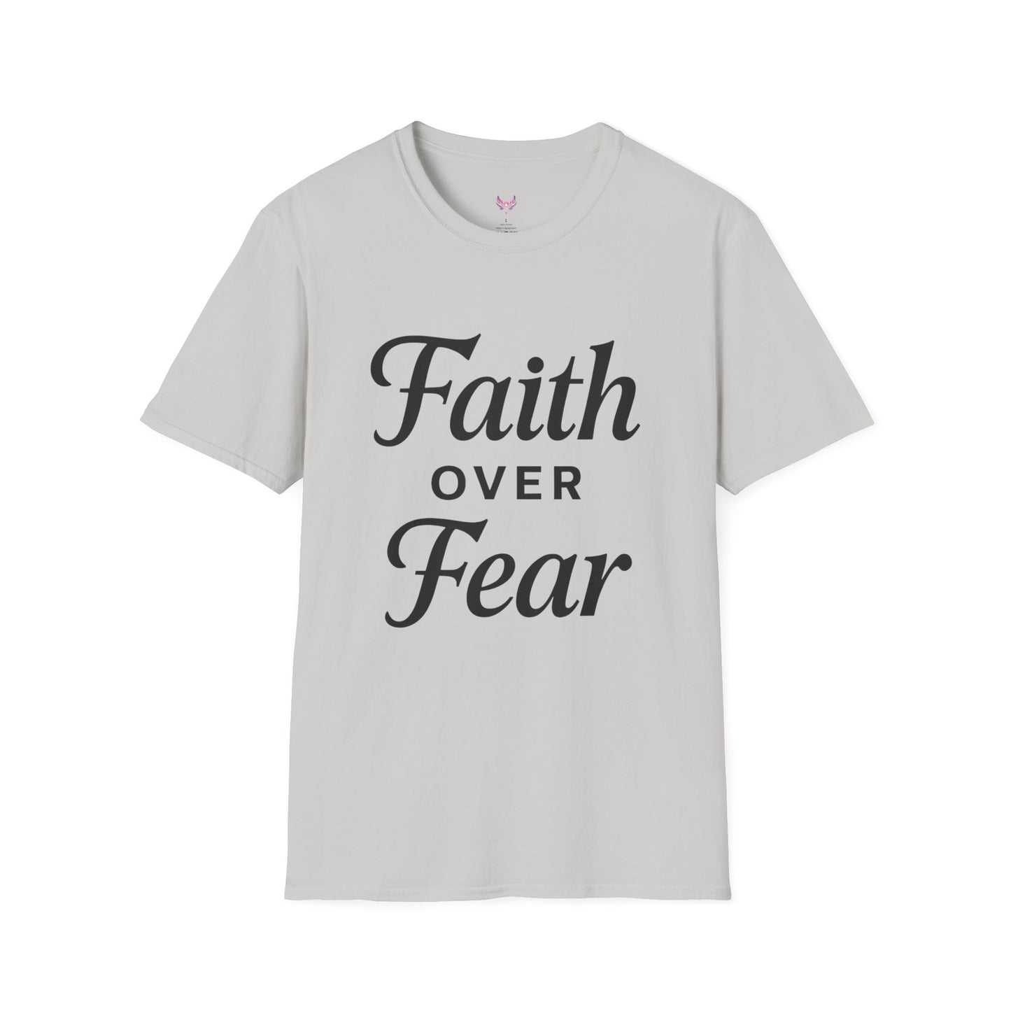 Inspirational Faith Over Fear Unisex Softstyle T-Shirt