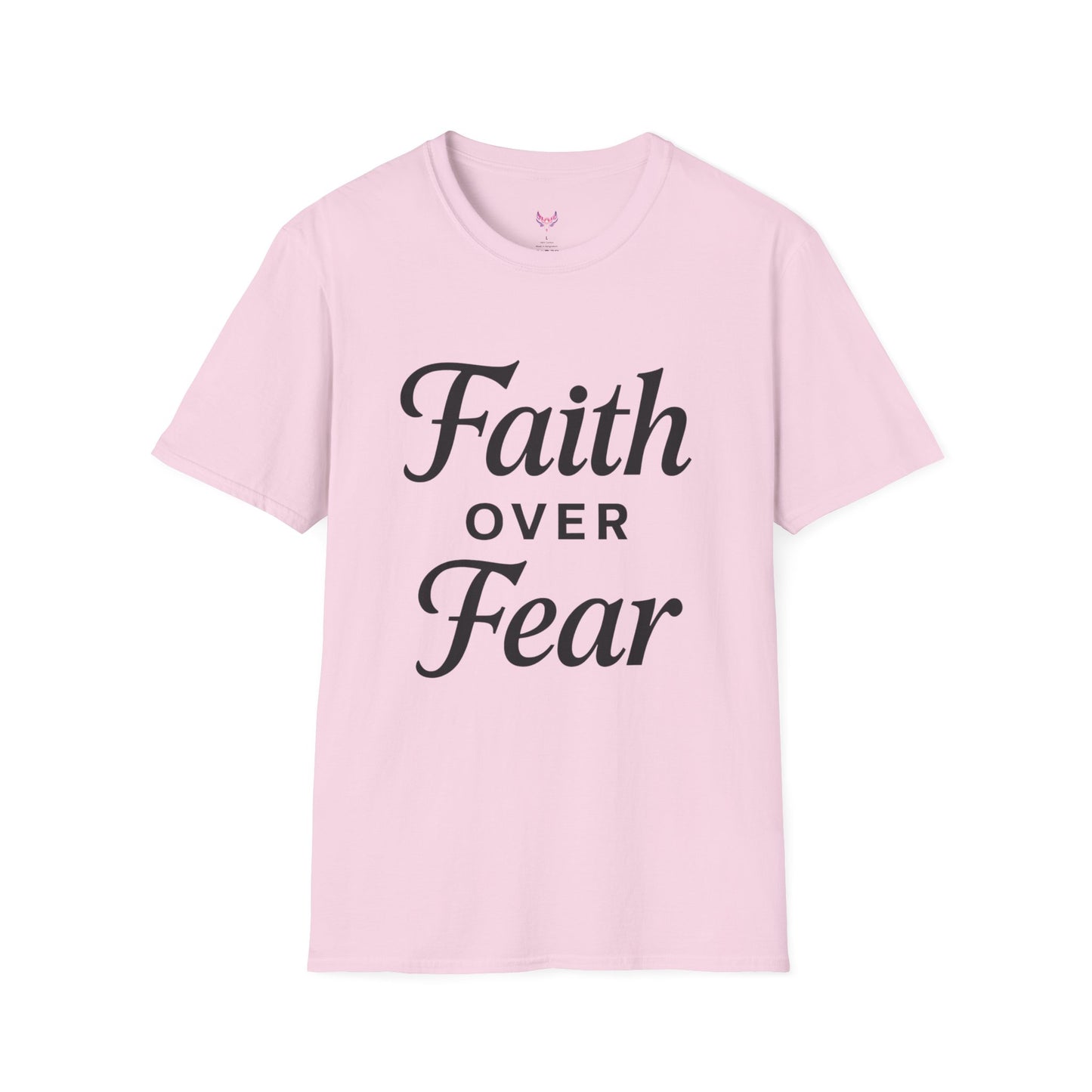 Inspirational Faith Over Fear Unisex Softstyle T-Shirt