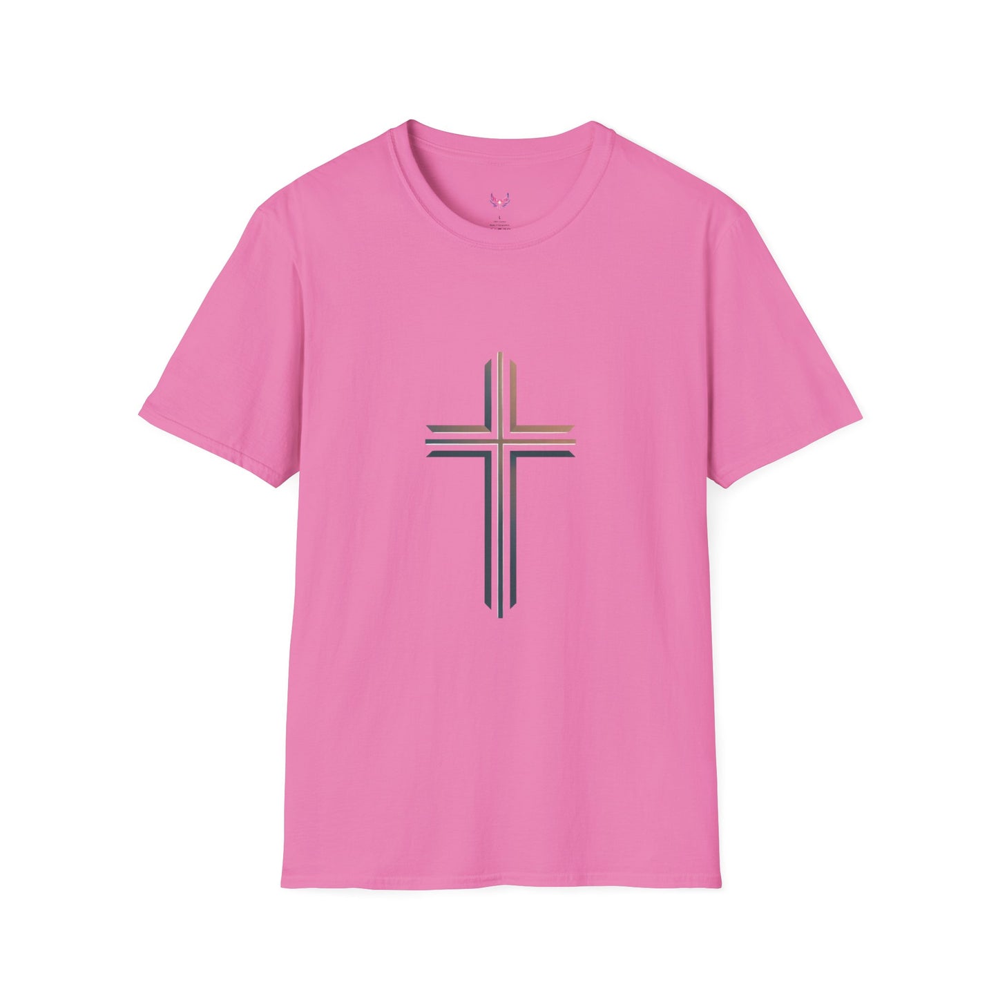 Inspirational Faith Graphic Unisex Softstyle T-Shirt - Walk by Faith Not by Sight