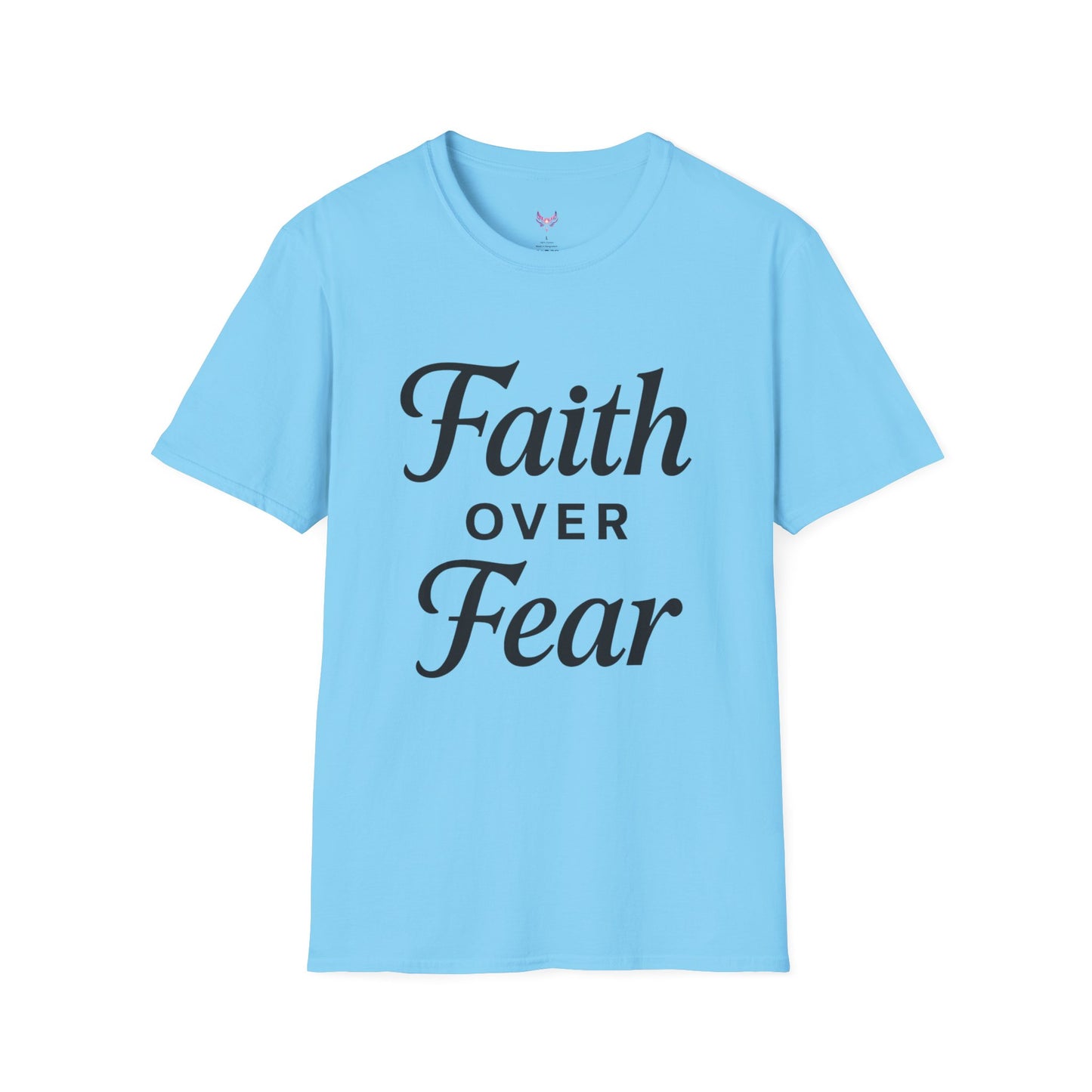 Inspirational Faith Over Fear Unisex Softstyle T-Shirt