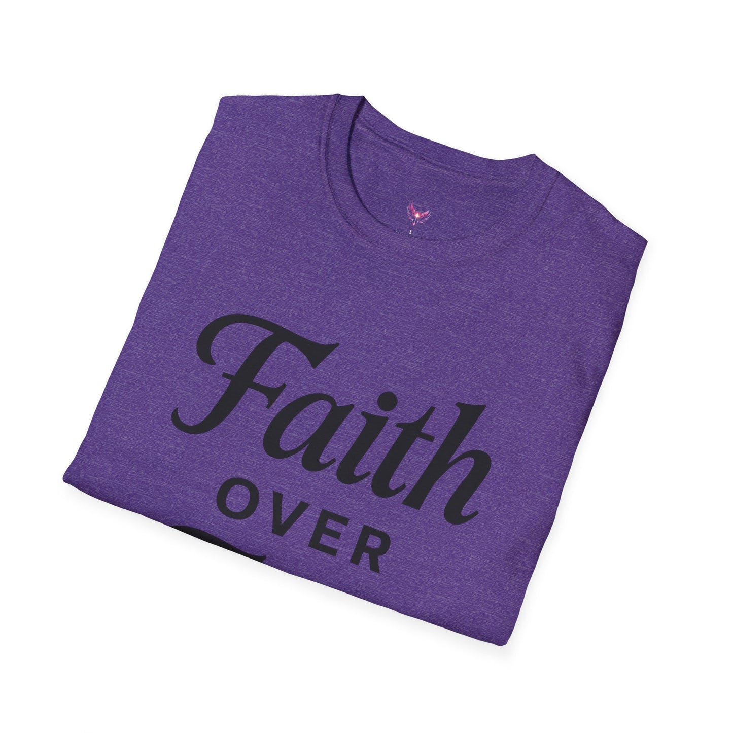 Inspirational Faith Over Fear Unisex Softstyle T-Shirt