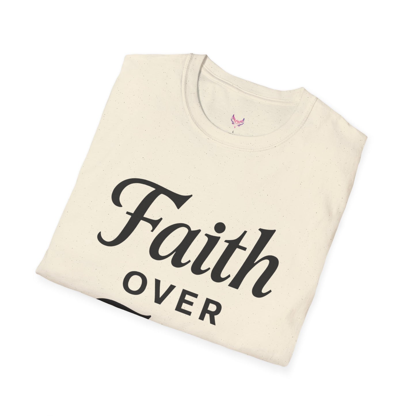 Inspirational Faith Over Fear Unisex Softstyle T-Shirt