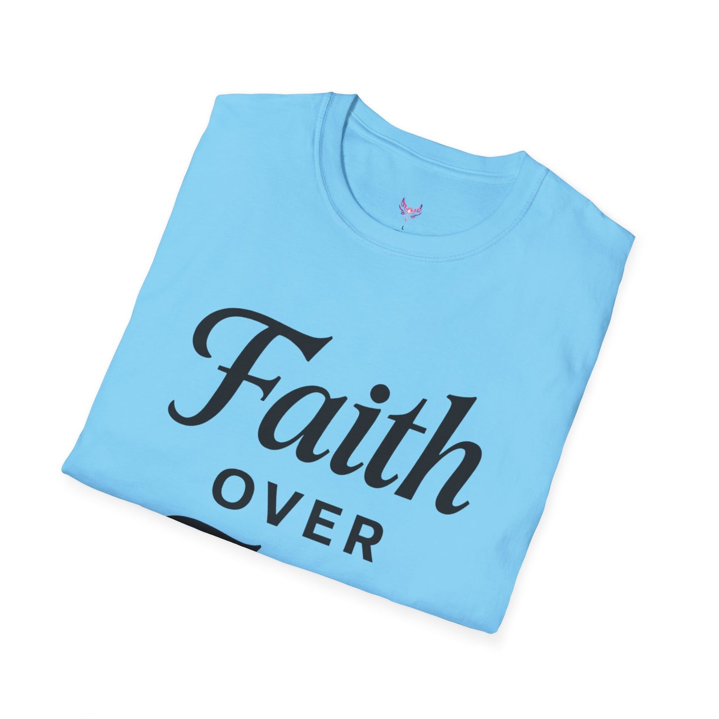 Inspirational Faith Over Fear Unisex Softstyle T-Shirt