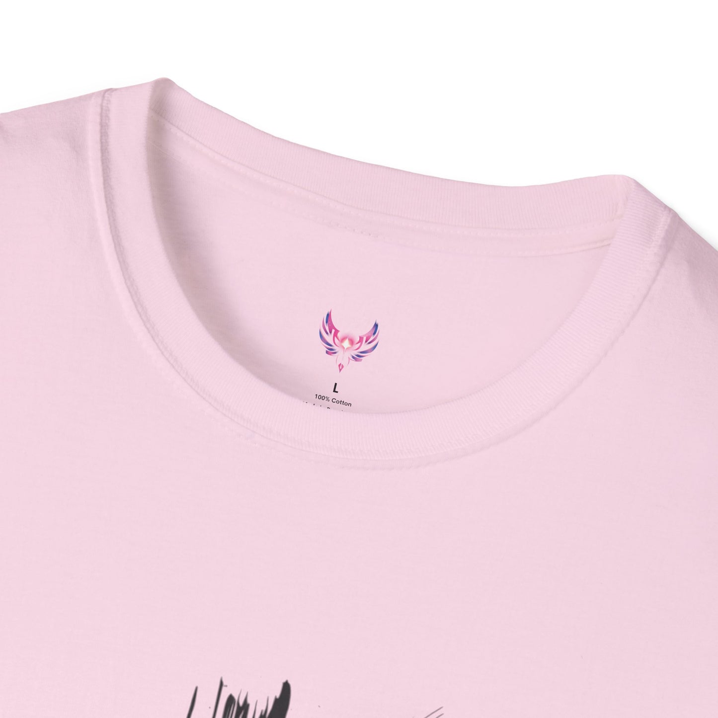Faith-Inspired Unisex Softstyle T-Shirt with Cross Design