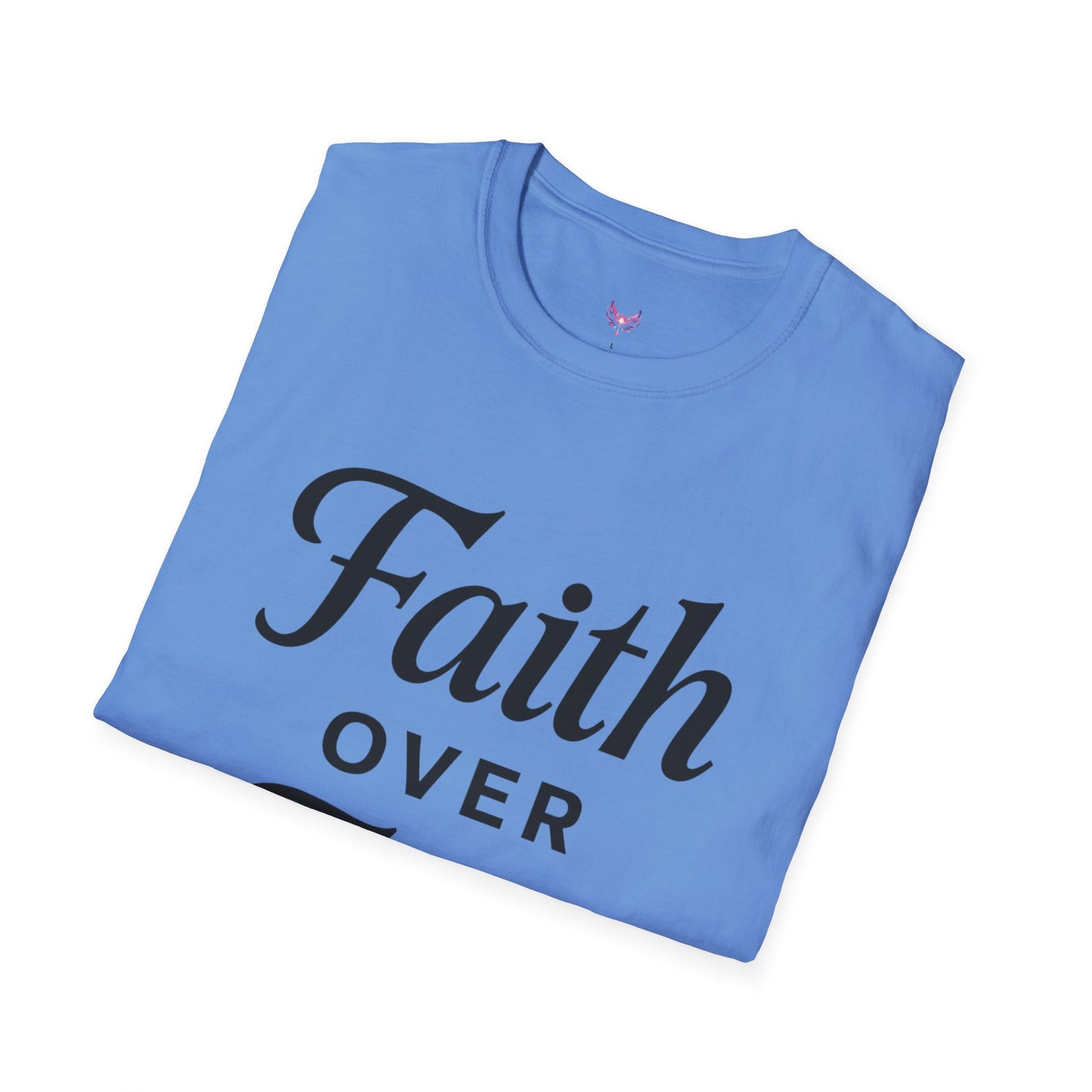 Inspirational Faith Over Fear Unisex Softstyle T-Shirt