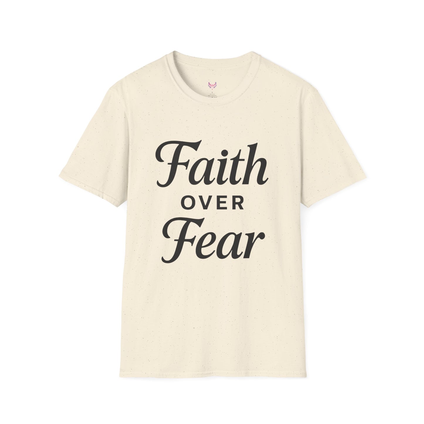 Inspirational Faith Over Fear Unisex Softstyle T-Shirt