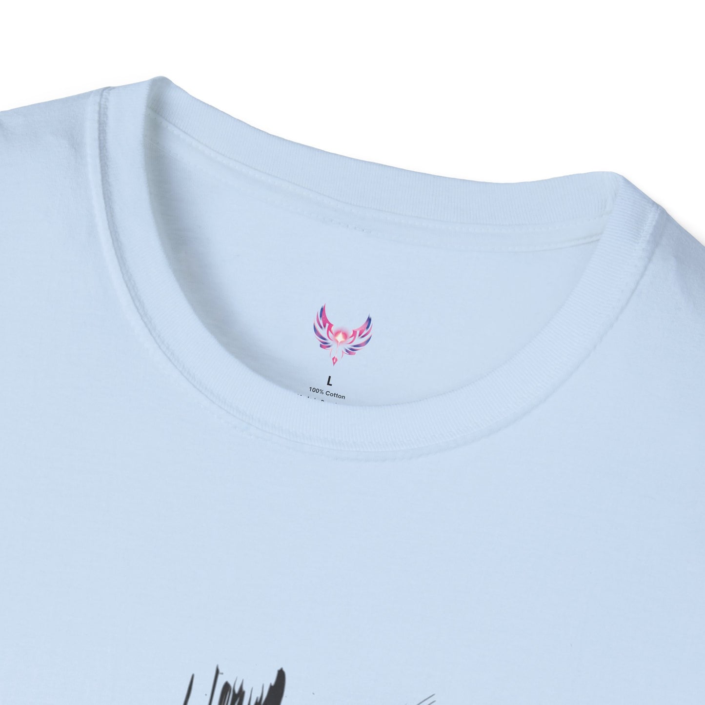Faith-Inspired Unisex Softstyle T-Shirt with Cross Design