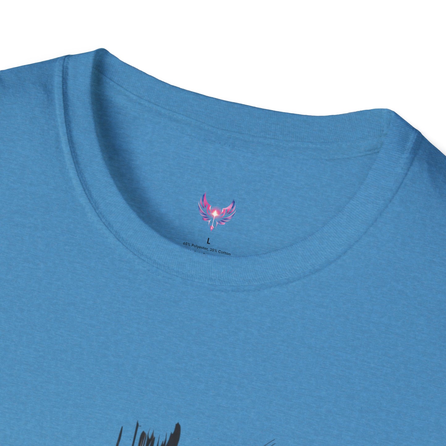 Faith-Inspired Unisex Softstyle T-Shirt with Cross Design