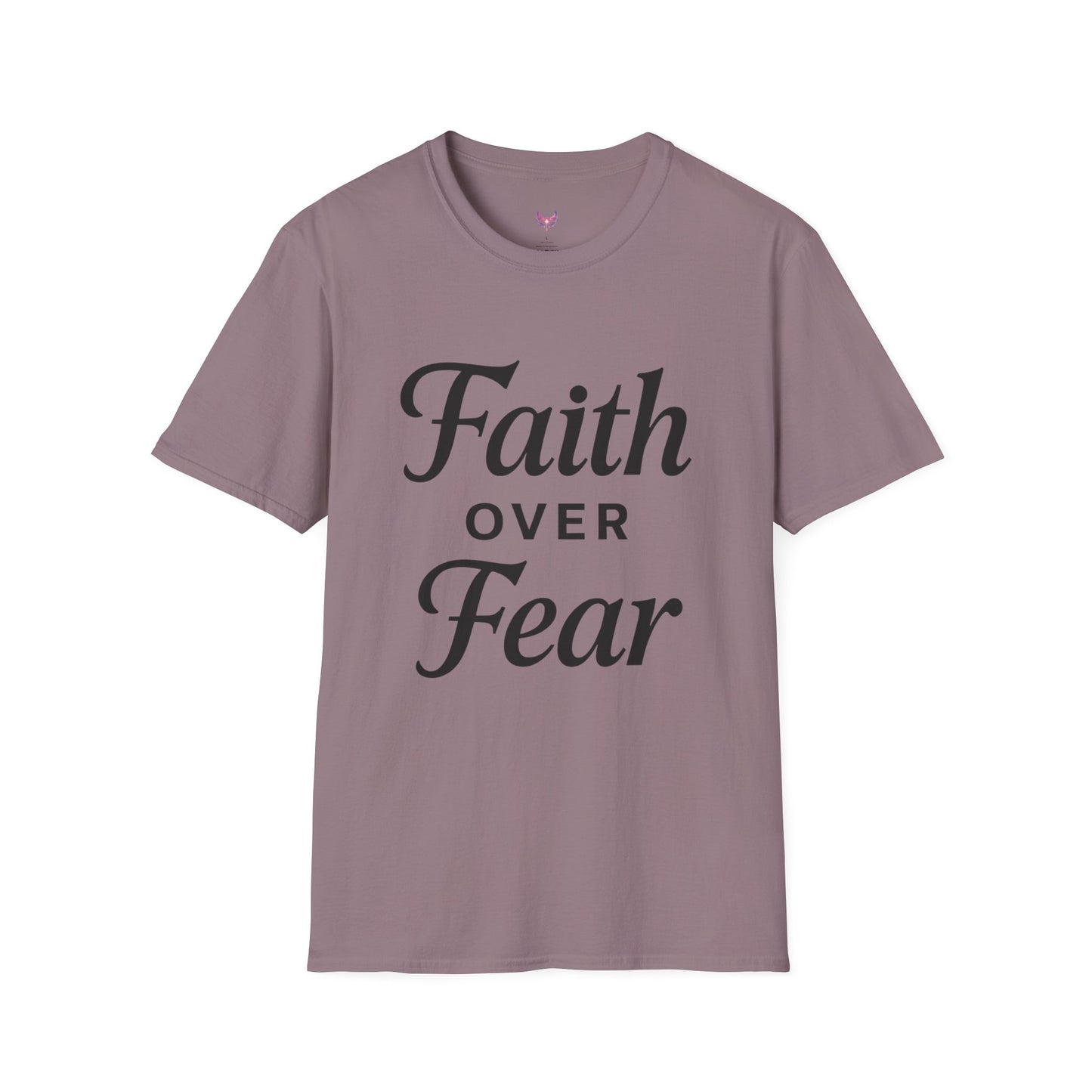 Inspirational Faith Over Fear Unisex Softstyle T-Shirt