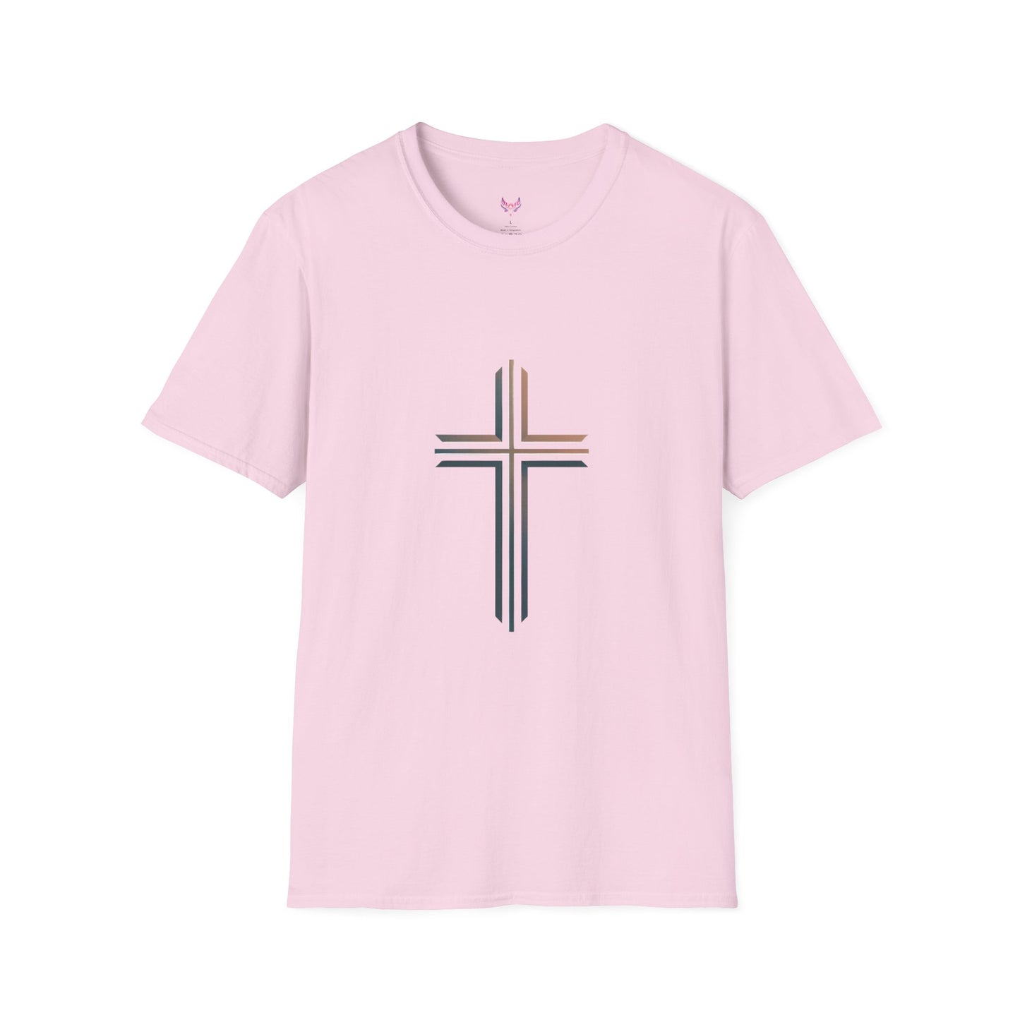 Inspirational Faith Graphic Unisex Softstyle T-Shirt - Walk by Faith Not by Sight