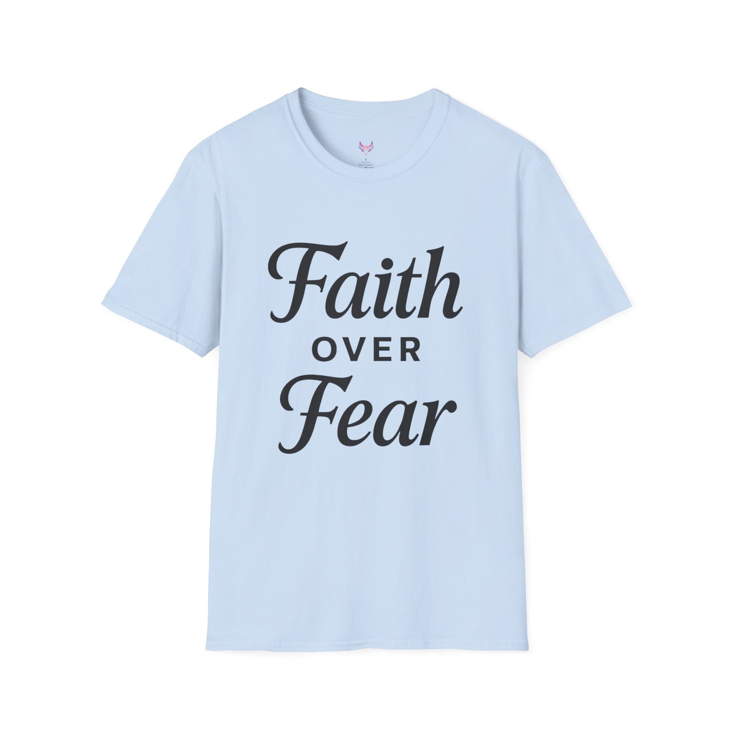 Inspirational Faith Over Fear Unisex Softstyle T-Shirt