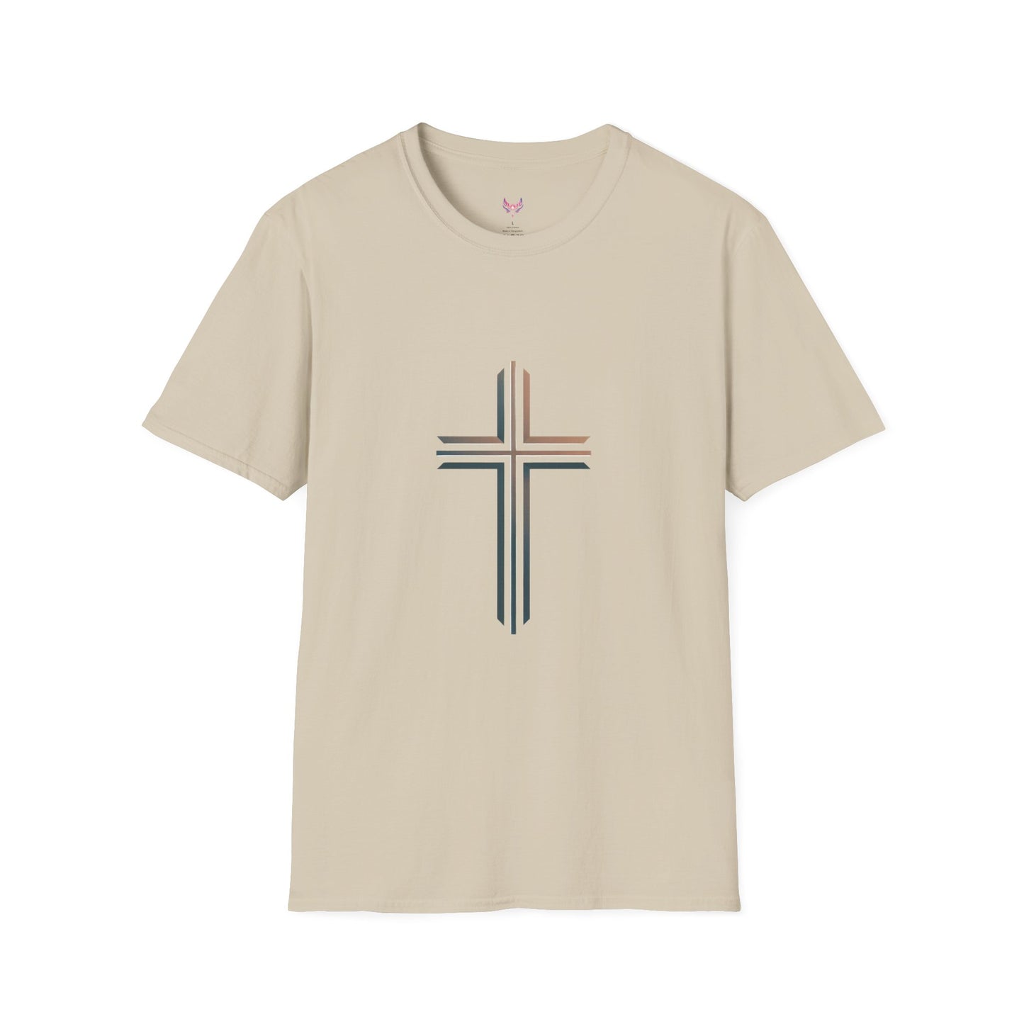 Inspirational Faith Graphic Unisex Softstyle T-Shirt - Walk by Faith Not by Sight