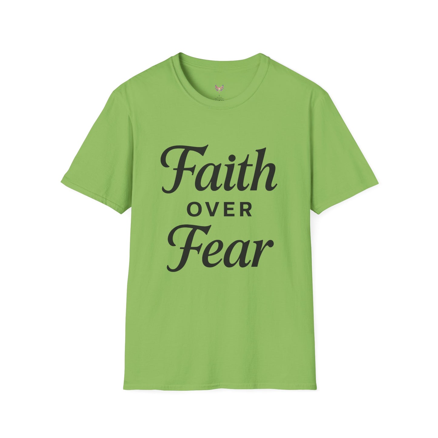 Inspirational Faith Over Fear Unisex Softstyle T-Shirt