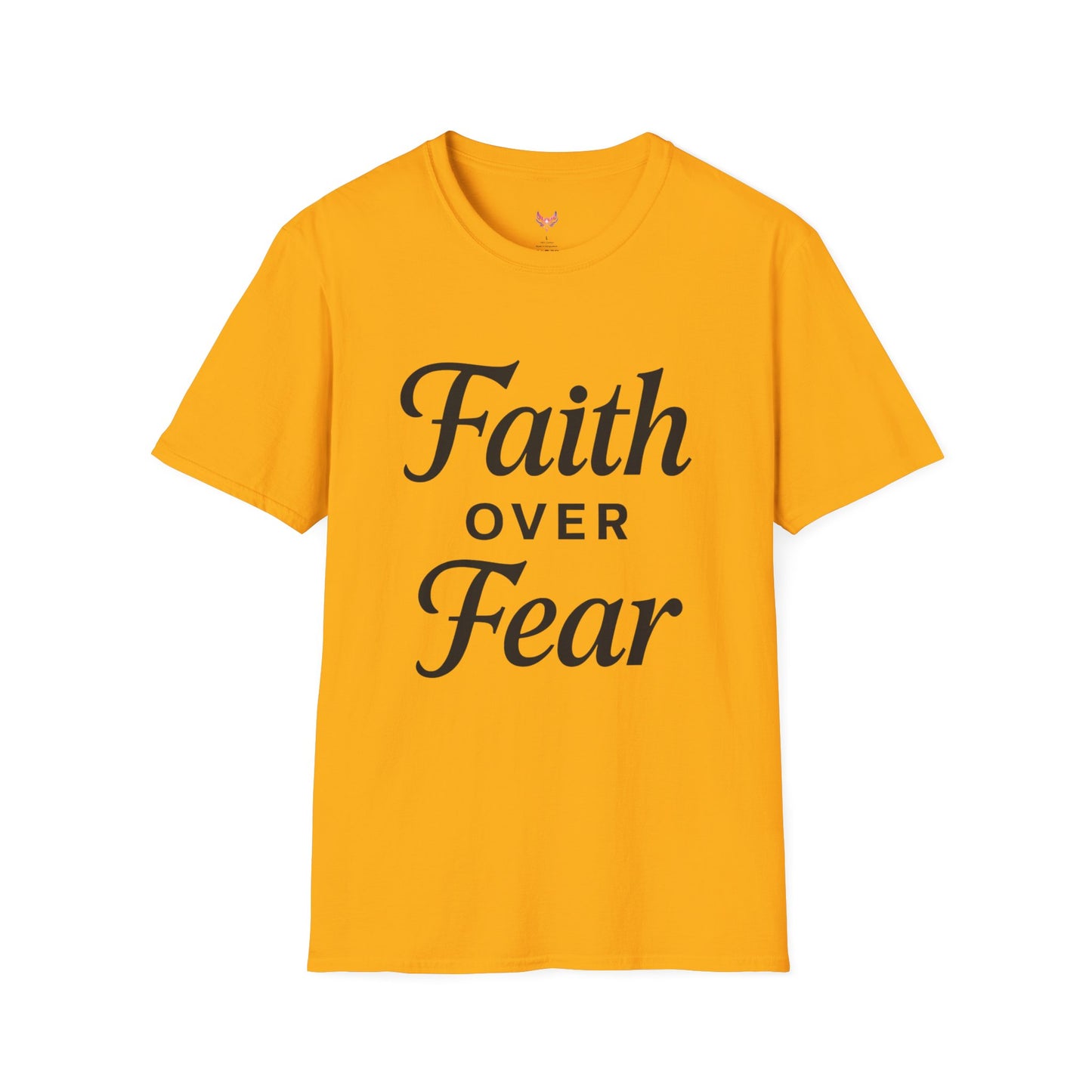 Inspirational Faith Over Fear Unisex Softstyle T-Shirt
