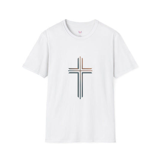 Inspirational Faith Graphic Unisex Softstyle T-Shirt - Walk by Faith Not by Sight